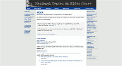 Desktop Screenshot of elderabusecenter.org